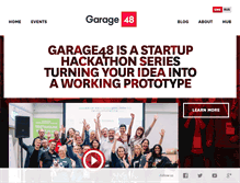Tablet Screenshot of garage48.ee